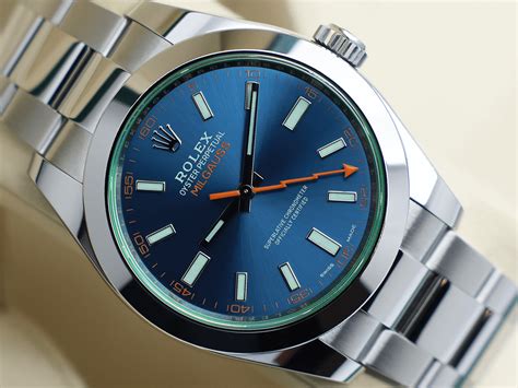 new rolex milgaus 2022|rolex milgauss with green crystal.